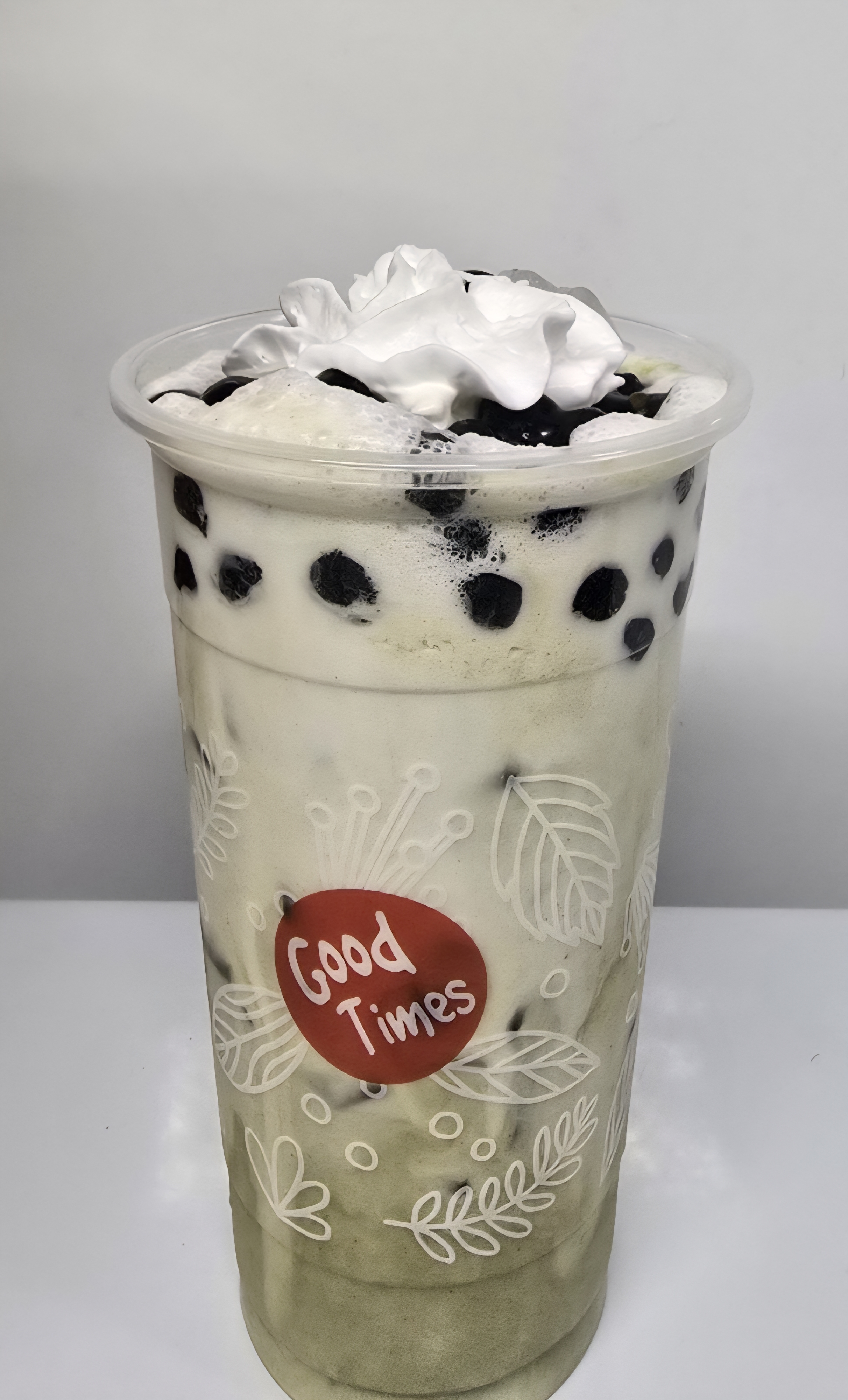 Matcha horchata boba
